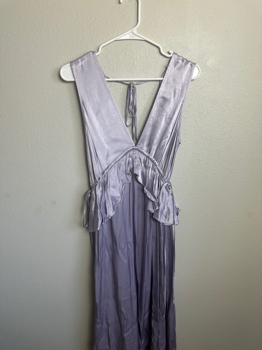 Topshop Lilac Satin Slip Dress - Picture 2 of 8